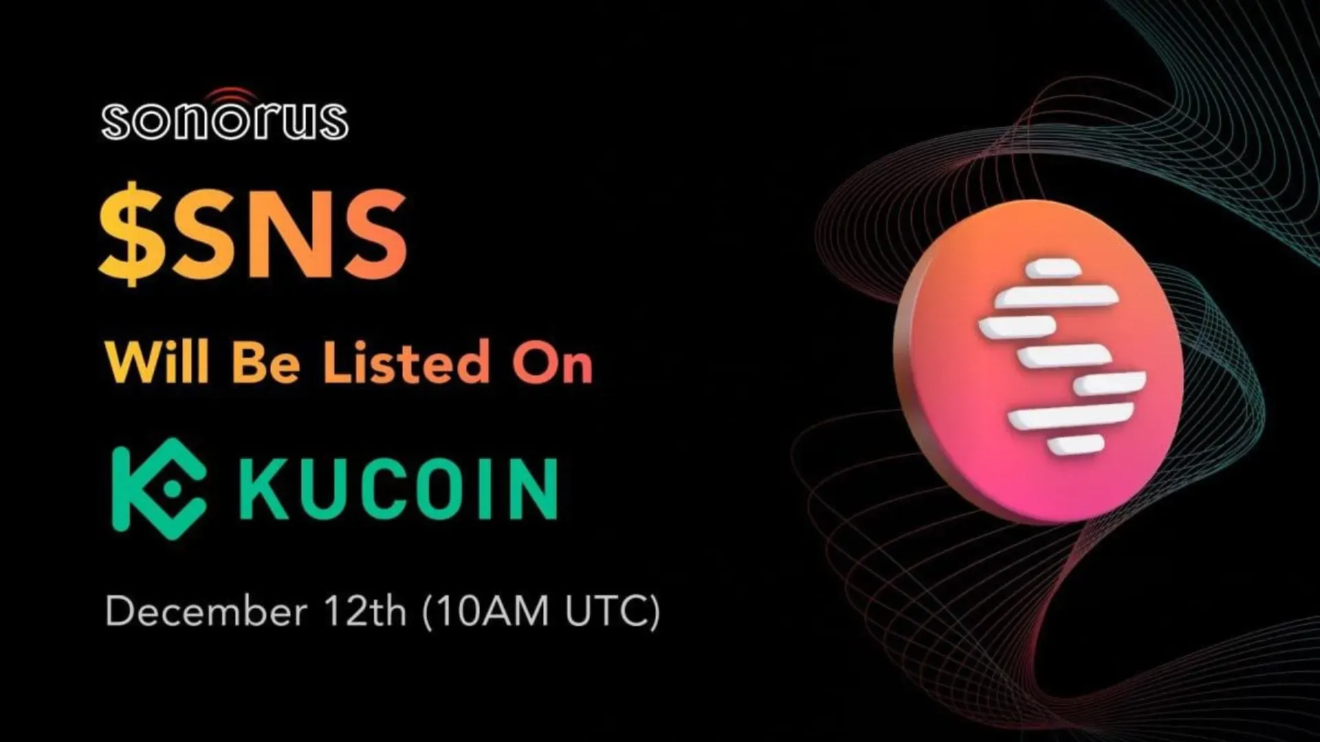 Sonorus's $SNS Token Debuts on Kucoin, Boosting Web3 Music