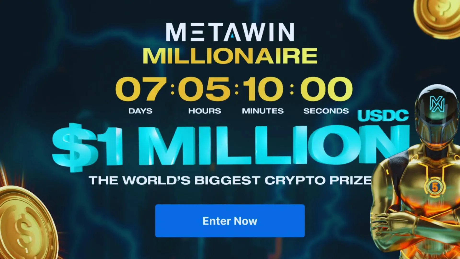 MetaWin Set For $1 Million Blockchain Prize Draw In 7 Days