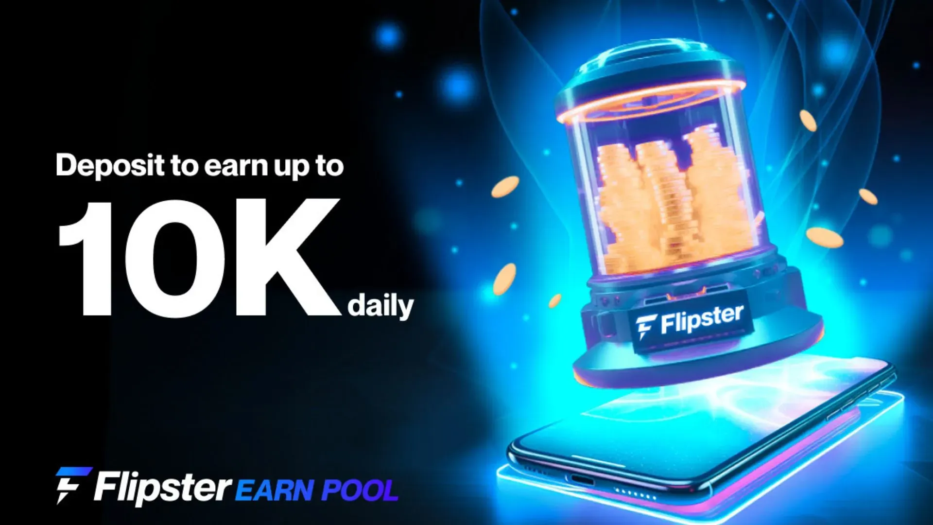 Flipster Debuts Earn Pool, Allowing Users To Earn Upto 10K USDT Daily